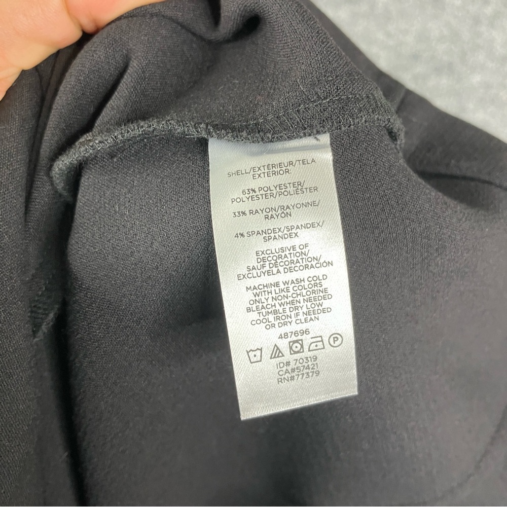 Ann Taylor Factory Classic Black Pencil Skirt - Picture 3 of 5